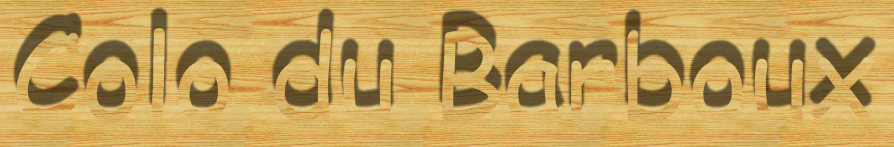 lien vers le centre de loisir du Barboux