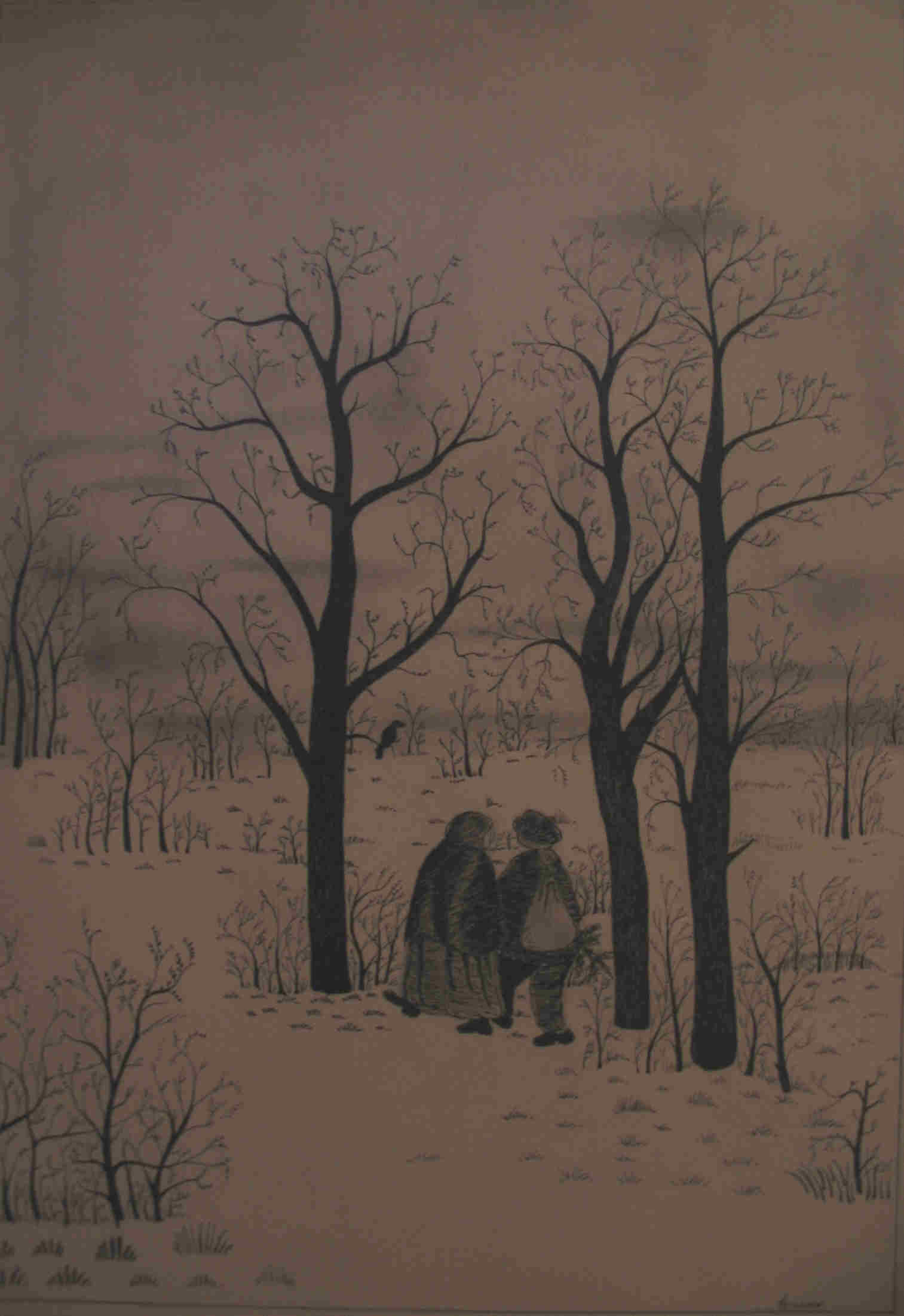 personnages hiver