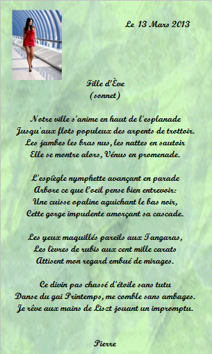 filles d'Eve