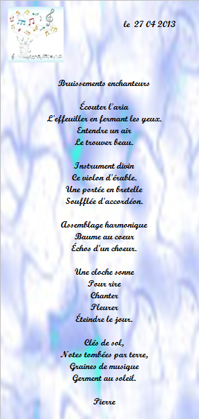 bruissements enchanteurs