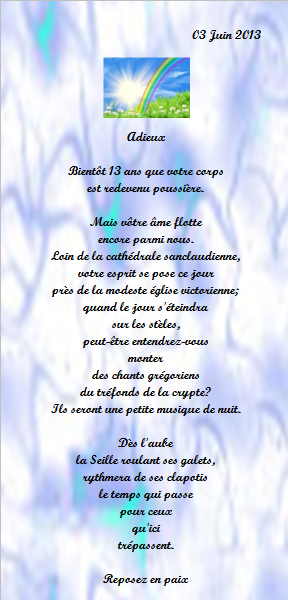 adieux