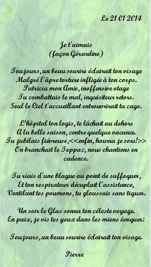 je t'aimais